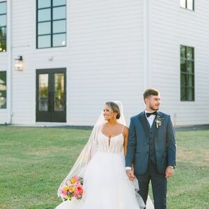 Custom Designer Martina Liana Wedding Gown in Ivory
